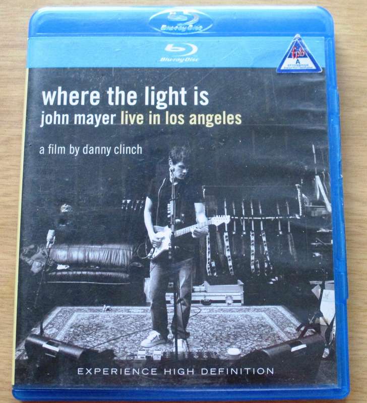 JOHN MAYER Where the Light Is Live in Los Angeles BLU RAY