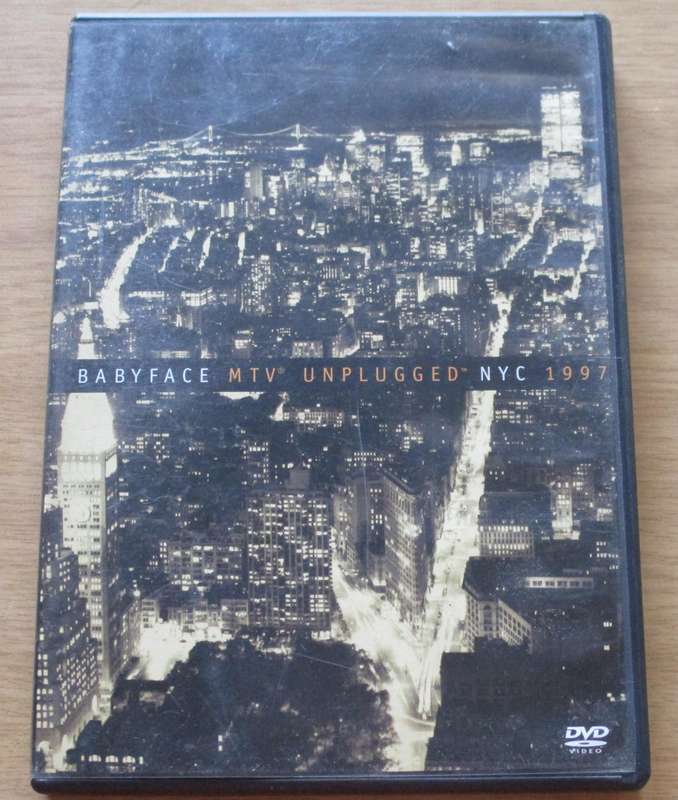 BABYFACE MTV Unplugged NYC 1997 DVD VG+