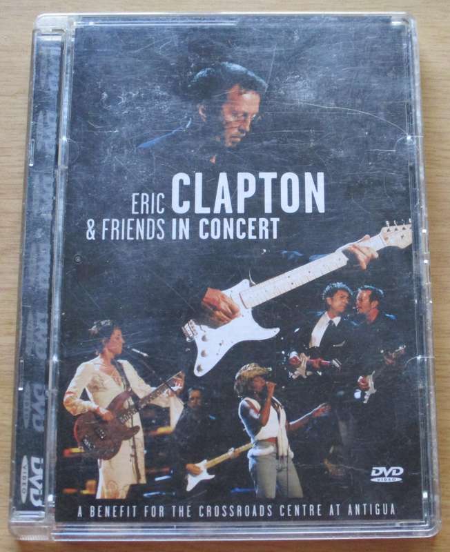 ERIC CLAPTON & friends In Concert DVD  [OFFICE DVD SHELF]