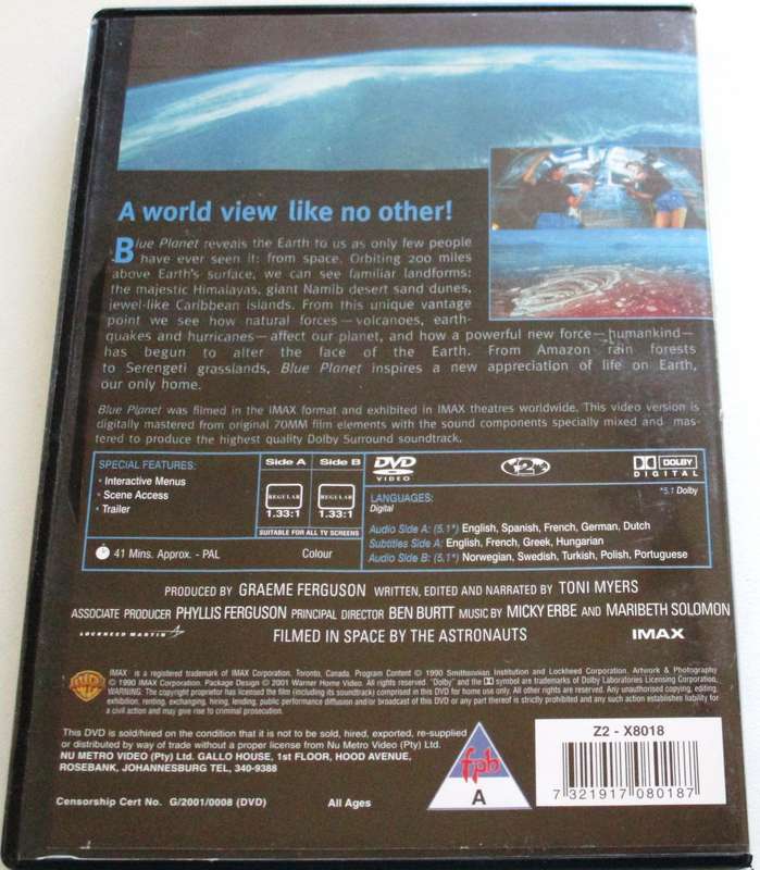 IMAX BLUE PLANET DVD [BBOX 4]