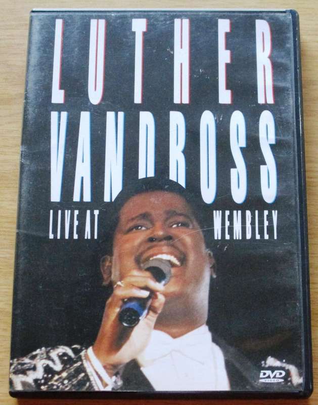 LUTHER VANDROSS Live at Wembley DVD  [OFFICE DVD SHELF]