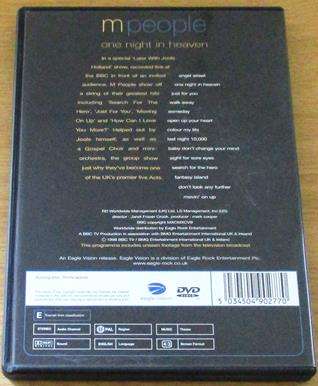 M PEOPLE One Night in Heaven DVD