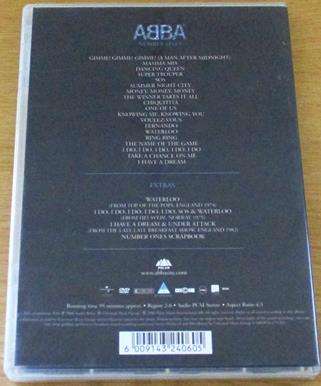 ABBA Number Ones DVD