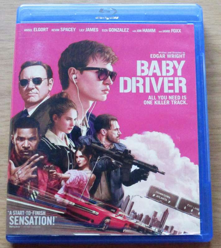 BABY DRIVER Kevin Spacey Jamie Foxx BLU RAY