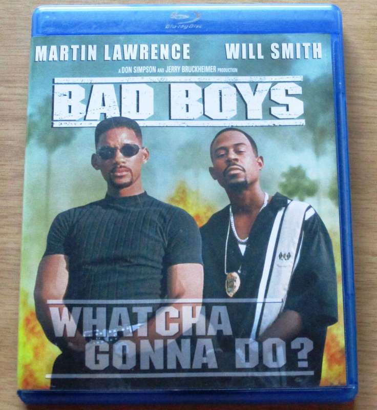 BAD BOYS Will Smith Martin Lawrence BLU RAY