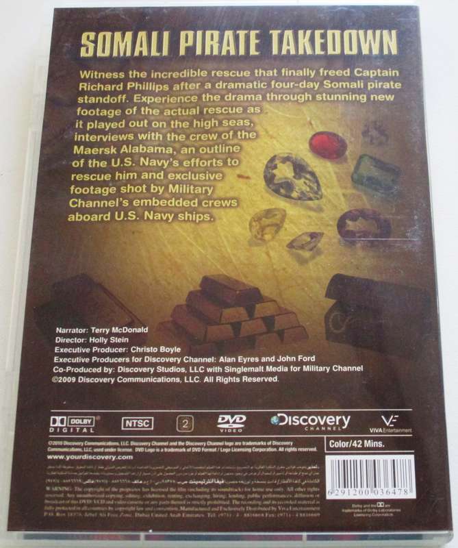 SOMALI PIRATE TAKEDOWN The Real Story DVD [BBOX 1]