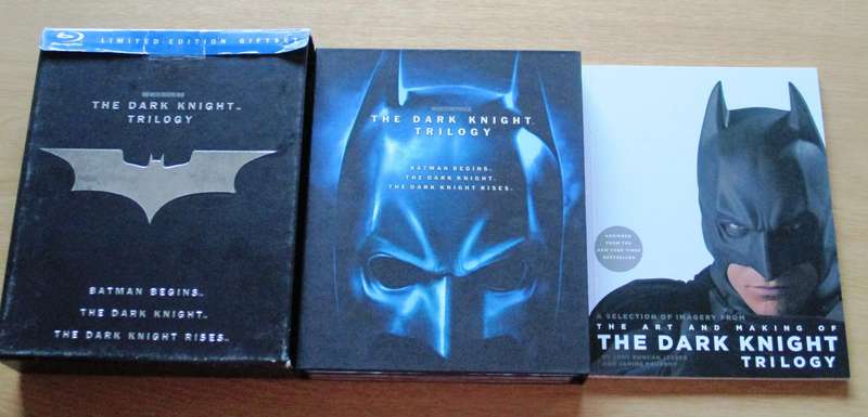 THE DARK KNIGHT TRILOGY BLU RAY BOX SET [Batman Begins + The Dark Knight + The Dark Knight Rises]