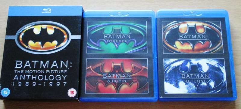 BATMAN: THE MOTION PICTURE ANTHOLOGY 1989-1997 BLU RAY BOX SET