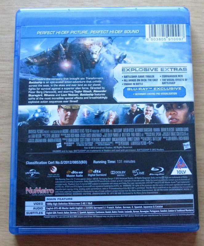 BATTLESHIP Liam Neeson BLU RAY