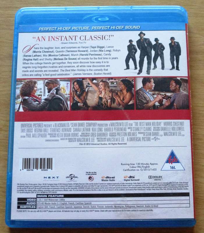 THE BEST MAN HOLIDAY BLU RAY