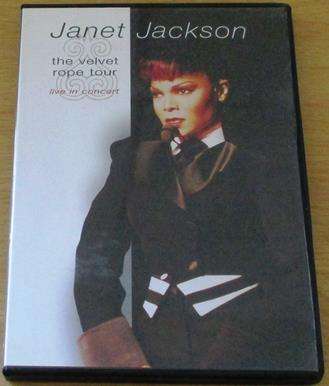 JANET JACKSON The Velvet Rope Tour Live in Concert DVD
