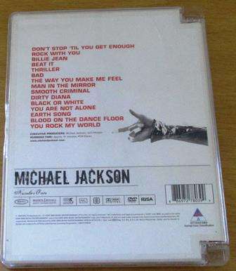 MICHAEL JACKSON Number Ones 2003 DVD