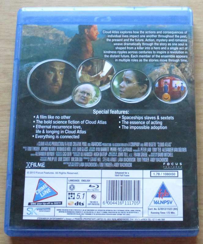 CLOUD ATLAS BLU RAY