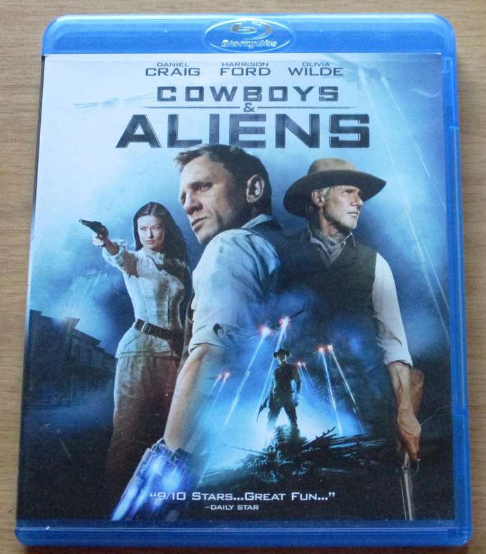 COWBOYS & ALIENS Daniel Craig Harrison Ford BLU RAY