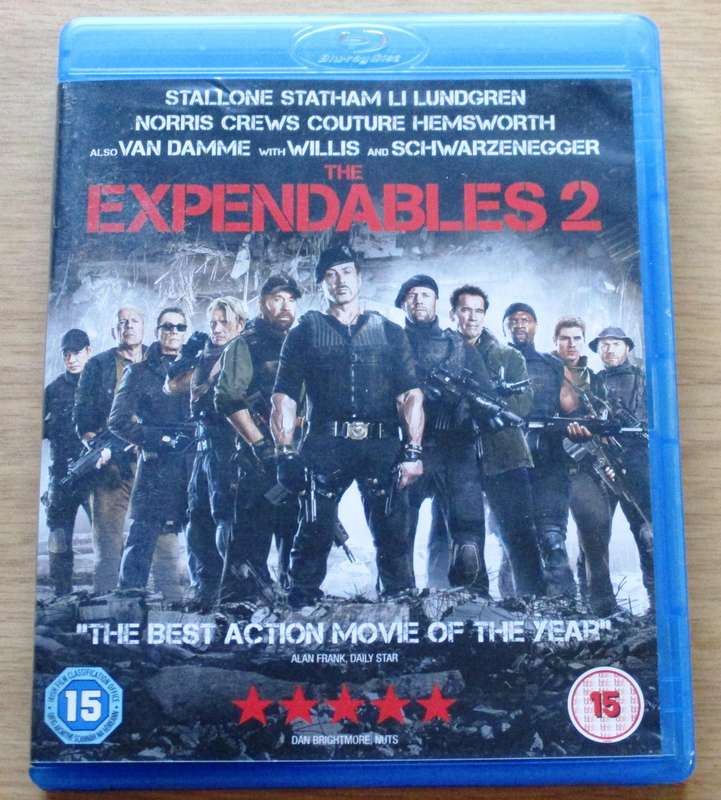 THE EXPENDABLES 2 BLU RAY