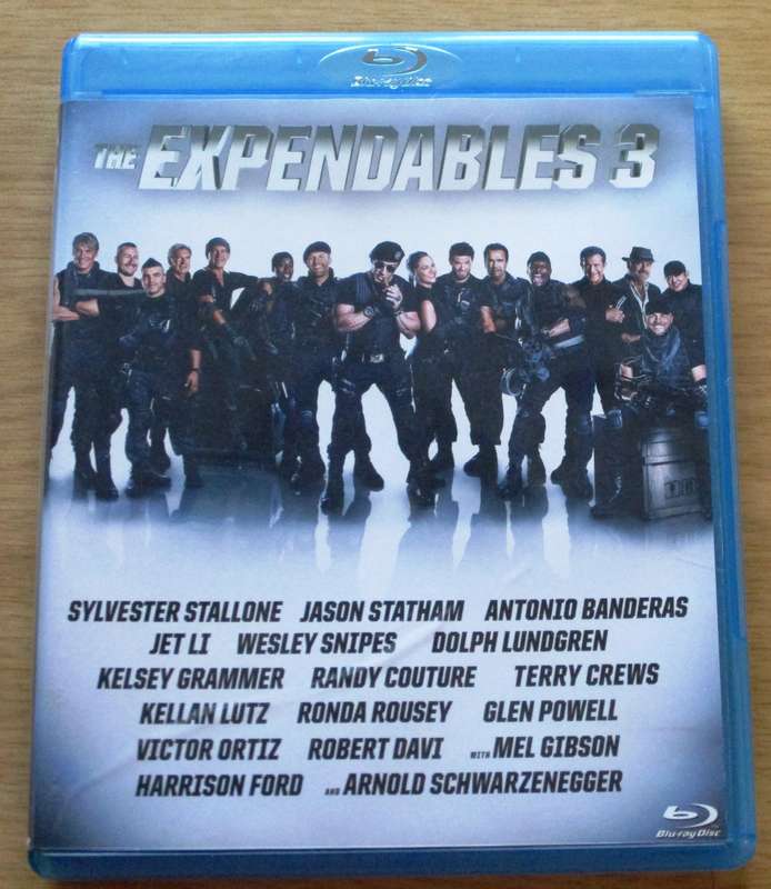 THE EXPENDABLES 3 BLU RAY