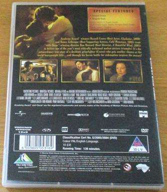 CINDERELLA MAN Russell Crowe DVD [BBox 13]