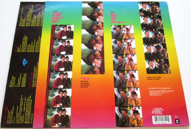 THE B-52s Cosmic Thing LP VINYL Record