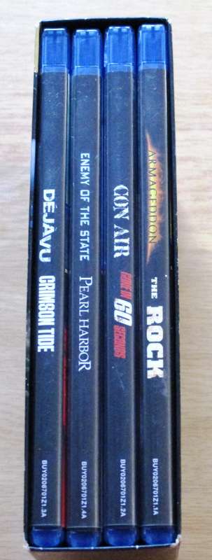JERRY BRUCKHEIMER 8 Movie Collection 8xBLU RAY BOX SET Air+Crimson Tide+DeJavu+PearlHarbor etc