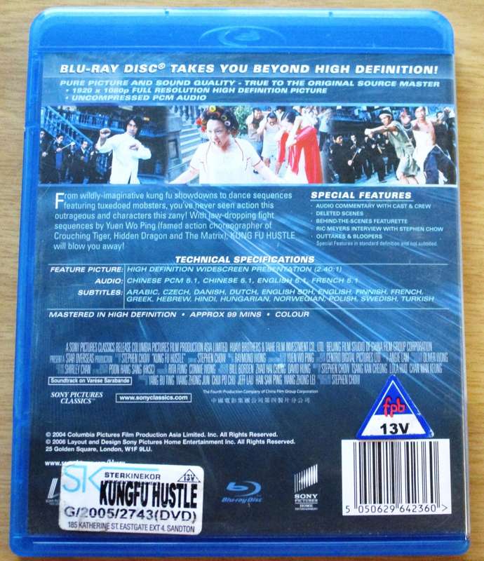 KUNG FU HUSTLE BLU RAY [BLU RAY SHELF]