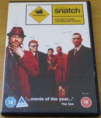 SNATCH Brad Pitt DVD [BBox 13]