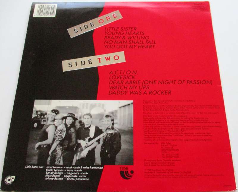 LITTLE SISTER Ready and Willing LP VINYL Record