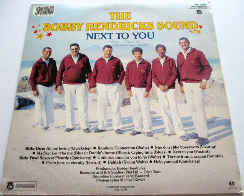 THE BOBBY HENDRICKS SOUND Next to You LP VINYL Record