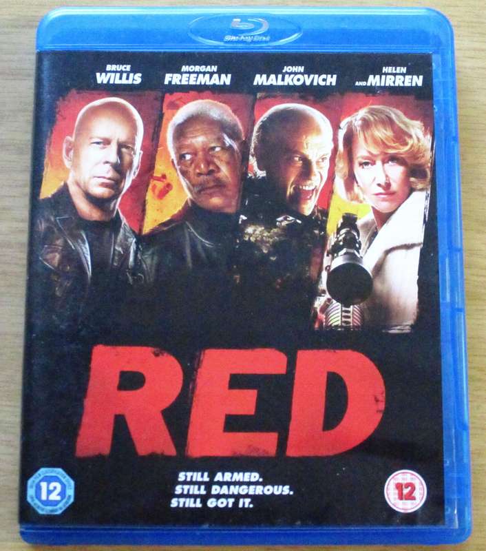 RED Bruce Willis John Malkovich BLU RAY [BLU RAY SHELF]