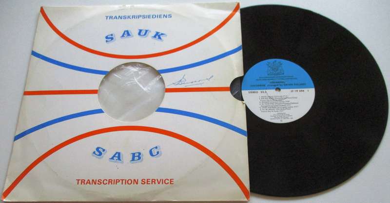 SABC Transcription Service Dreaming Tangerine by Gavin Fullard LP VINYL Record