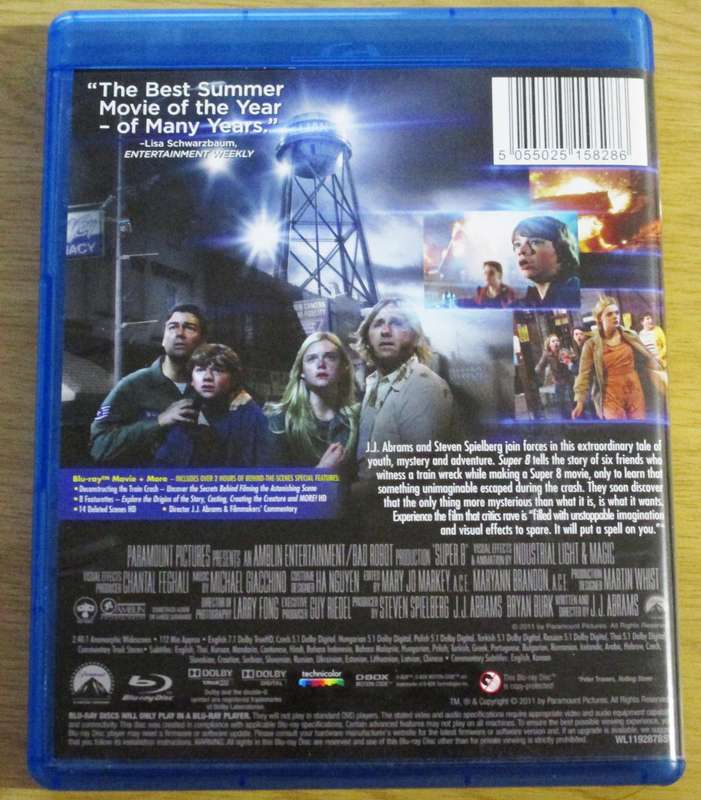 SUPER 8 BLU RAY [BLU RAY SHELF]