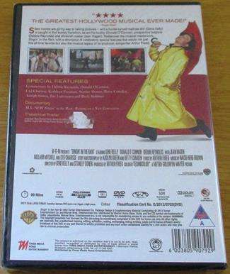 SINGIN' IN THE RAIN 60th Anniversary Gene Kelly DVD [BBox 13]