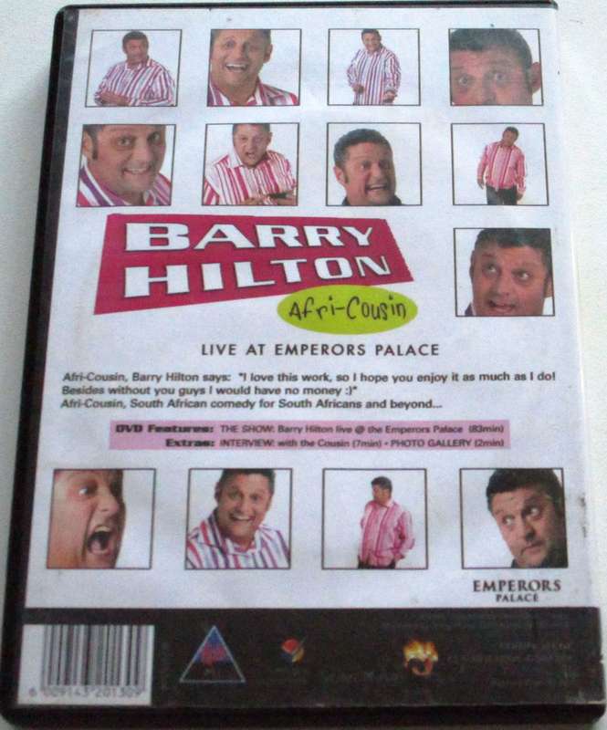 BARRY HILTON Afri-Cousin Live at Emperor's Palace DVD [SA SHELF]