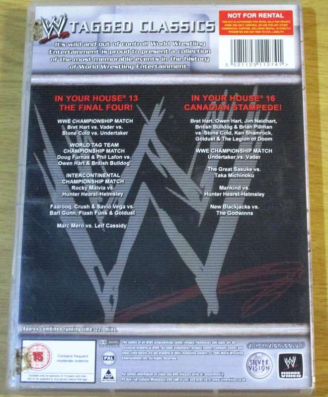 WWE In Your House 13 + 16 2xDVD [BBOX 2] Region 2
