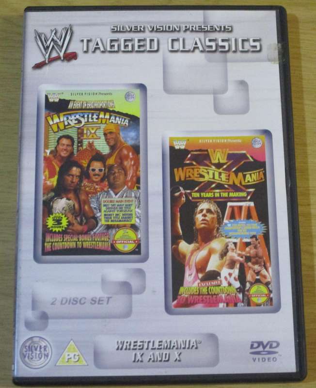 WWE WRESTLEMANIA IX + X 2xDVD [BBOX 2] Region 2