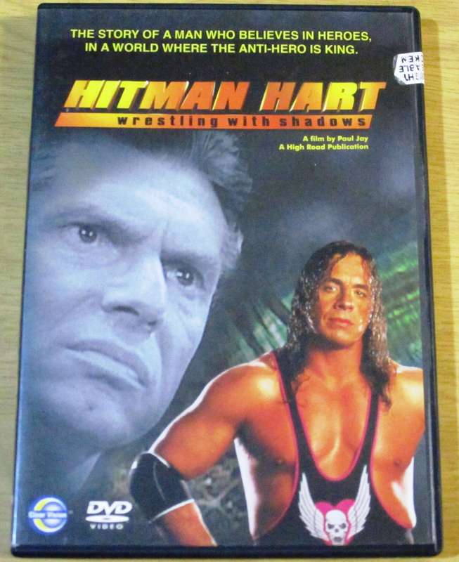 WWE HITMAN HART Wrestling with Shadows DVD [BBOX 2 Region 2