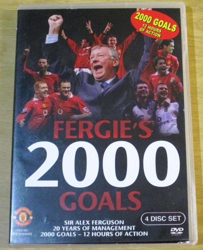 FERGIE'S 2000 GOALS 4xDVD [BBOX 1] Region 2