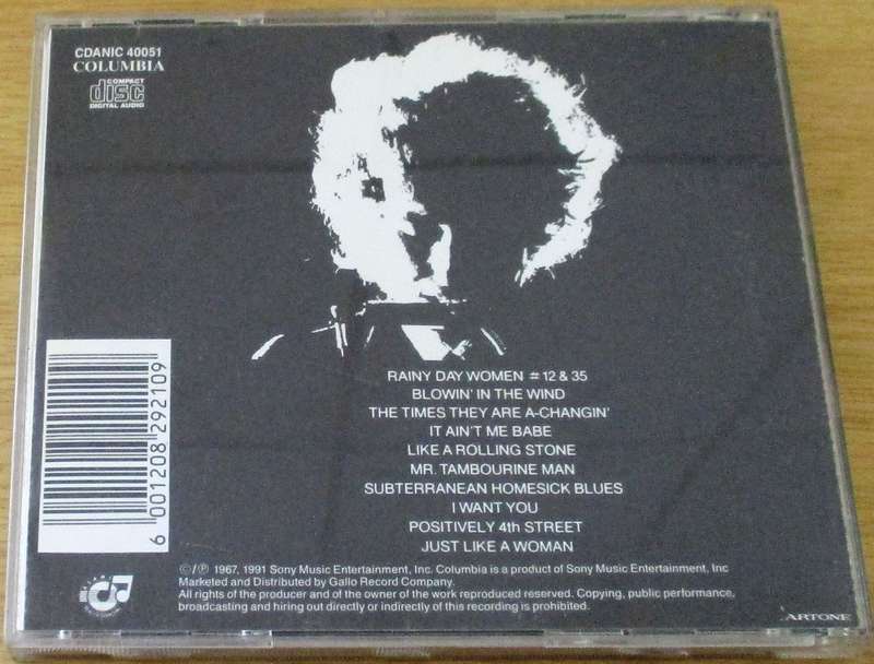 BOB DYLAN Greatest Hits CD [Zx8]