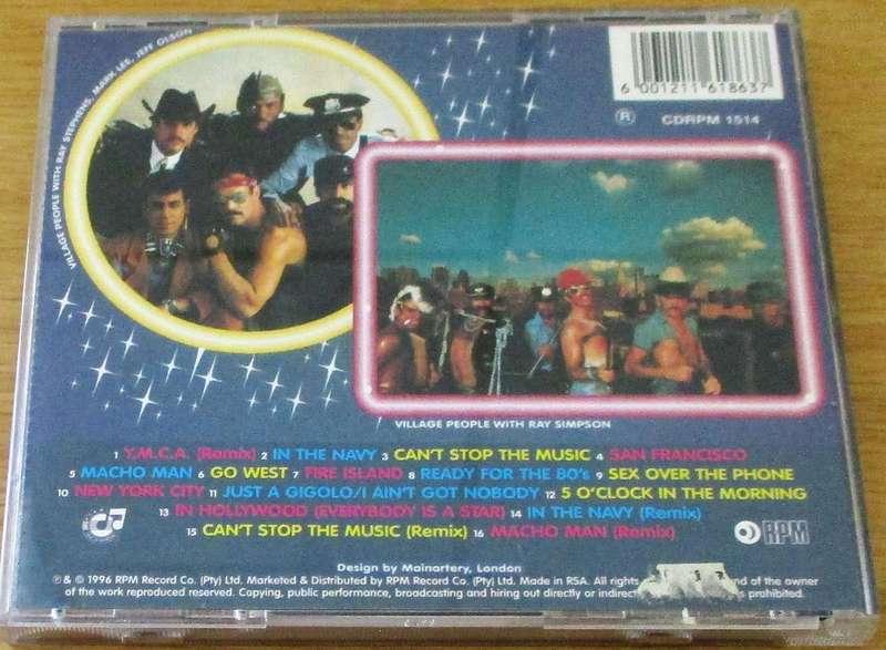 VILLAGE PEOPLE The Best of CD [Zx8]