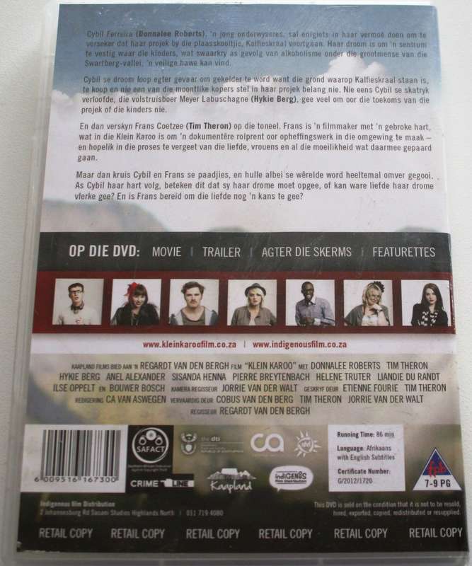 KLEIN KAROO DVD [SA DVD SHELF]