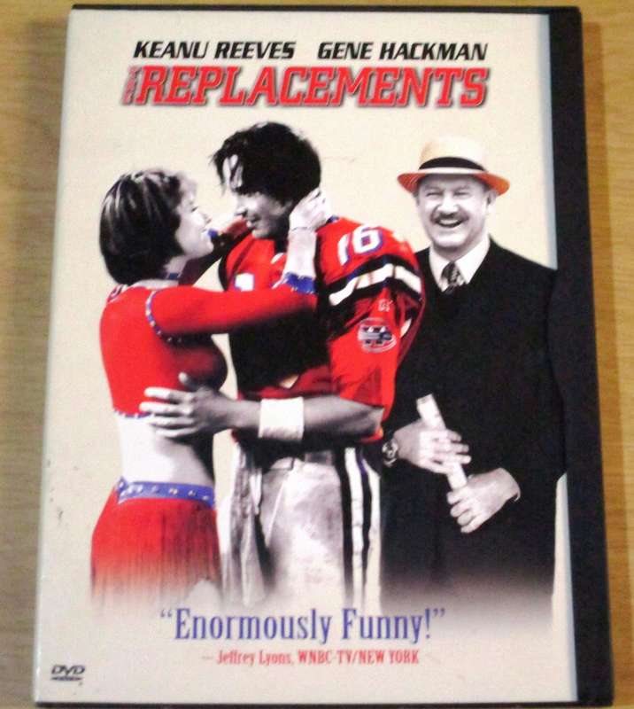 THE REPLACEMENTS Keanu Reeves Gene Hackman DVD [BBOX 1] Region 1