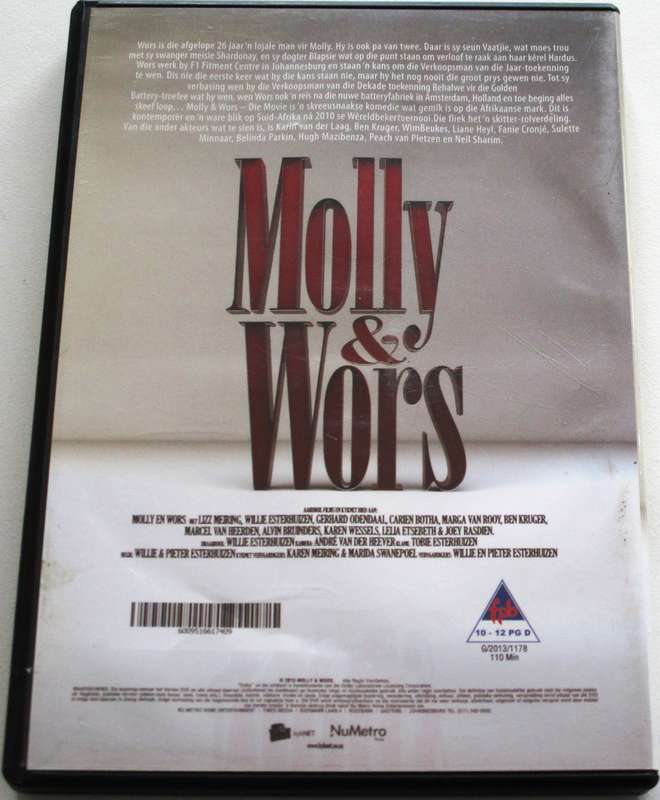MOLLY & WORS Die Movie DVD [SA SHELF]