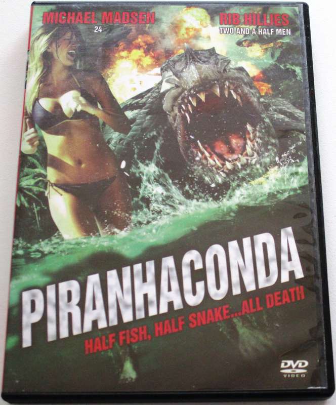 PIRANHACONDA Michael Madsen DVD [BBOX 8]