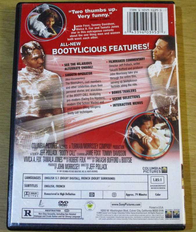 BOOTY CALL Jamie Foxx DVD [BBOX 1] Region 1
