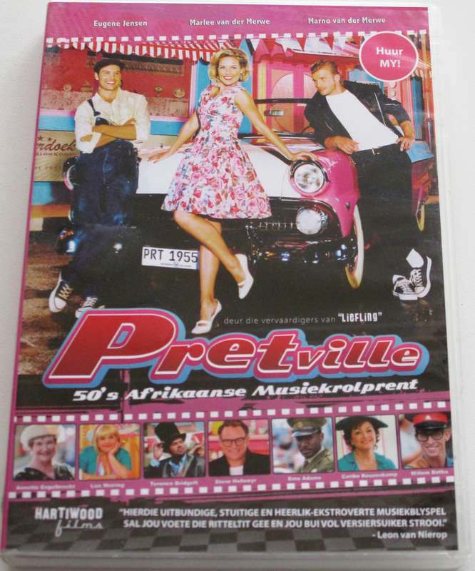 PRETVILLE 50's Afrikaanse Musiekrolprent DVD [SA SHELF]