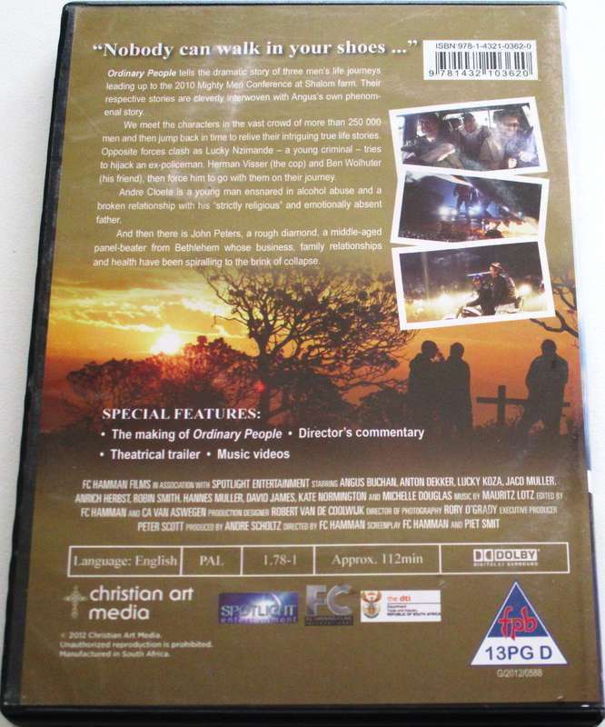 ANGUS BUCHAN'S ORDINARY PEOPLE DVD [SA SHELF]