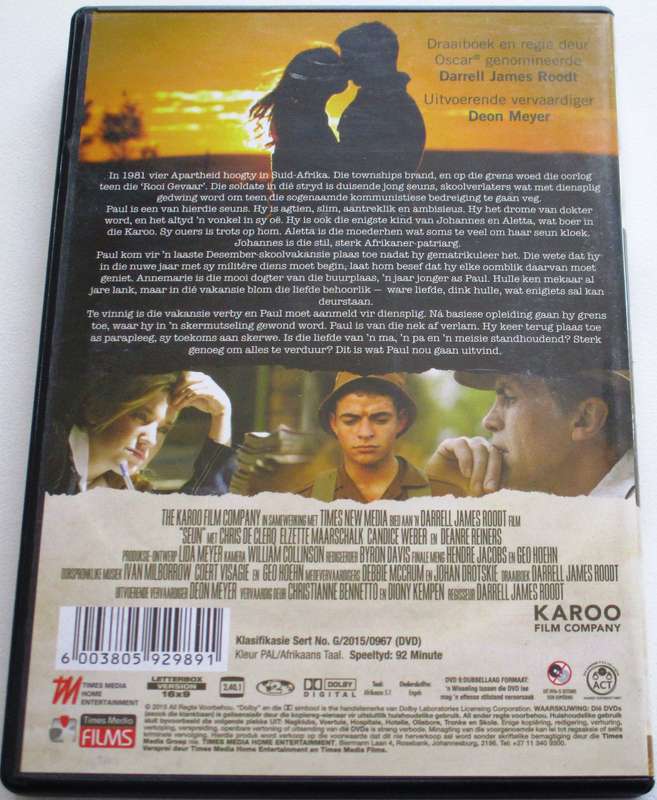 SEUN DVD [SA SHELF]