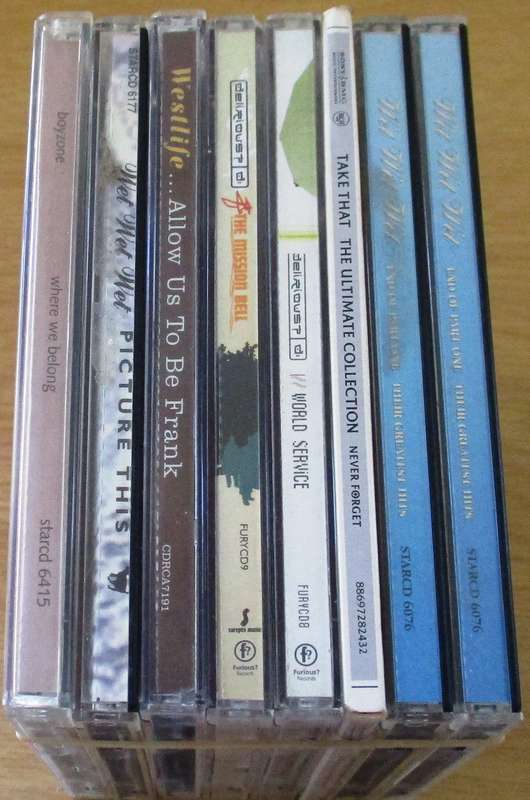 WHOLESALE LOT Boy Bands 8xCDs Pop [Classical Box 2]