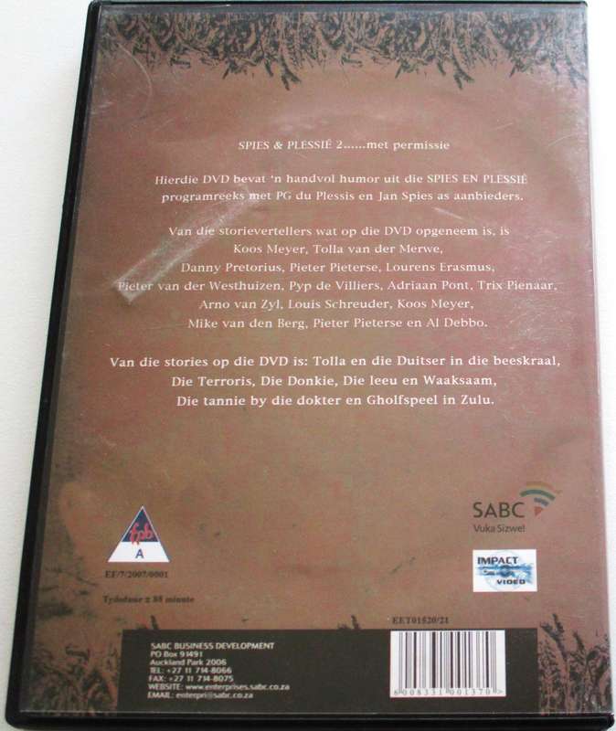 SPIES & PRESSIE 2 DVD [SA SHELF]