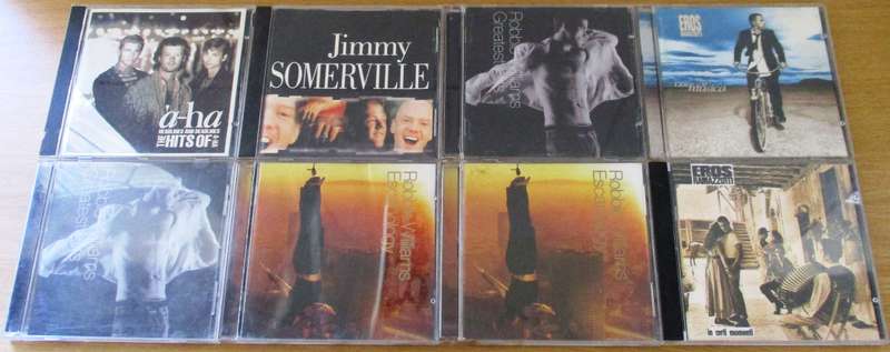 WHOLESALE LOT Male Pop Singers  8xCDs [Classical Box 3]