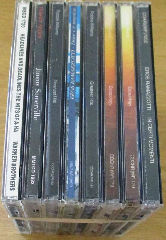 WHOLESALE LOT Male Pop Singers  8xCDs [Classical Box 3]